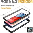 thumbnail image 4 of LG Harmony 4 Phone Case, LG Premier Pro Plus Case, Transparent Drop Proof Phone Cover (Black), 4 of 7