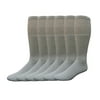 12 Pairs of excell mens extra long tube socks, Athletic Socks (10-13, Gray)