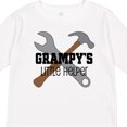 thumbnail image 4 of Inktastic Grampy Grandpa's Little Helper Boys Long Sleeve Toddler T-Shirt, 4 of 5