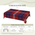thumbnail image 6 of Rectangle Table Cloth, Clan Ainslie Tartan Resistant Washable Tablecloth Decorative Table Cover for Dining, Indoor and Outdoor, 6 of 6