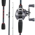 thumbnail image 2 of Sougayilang Baitcast Rod and Reel Combo with Casting Fishing Pole Smooth Fishing Wheel Max Drag 18LB, 2 of 8