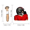 thumbnail image 3 of PBAZIH Football Quarterback Wiper Stickers for Car Windshield Enhance Your Vehicle’s Style with Fun Sports-Themed Stickers Ideal for Car Enthusiasts Perfect for Personalizing Your Ride, 3 of 6