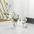 thumbnail image 6 of WYZCTTD Handcrafted Glass Elephant Statue，Elephant Figurines for Home Decor Holiday Party Crystal Gifts, 6 of 6