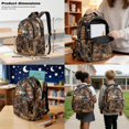 thumbnail image 3 of DISNIMO Wolf American Flag Printed Teen Boys School Backpack Set, 17 Inch Students Book Bags for Boys Backpack Set with Lunch Bag & Pencil Pouch, Back to School Gift-, 3 of 7
