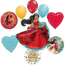 Princess Elena Party Supplies Birthday Balloon Bouquet Decorations 9pc