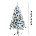 60cm Christmas Ins Blue Flocking Cedar Christmas Tree Package