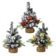thumbnail image 4 of Paquete de 3 Miniárboles de Navidad Artificiales para Mesa, Pequeños Árboles de Navidad de Pino, Decoración para Interiores y Fiestas., 4 of 10