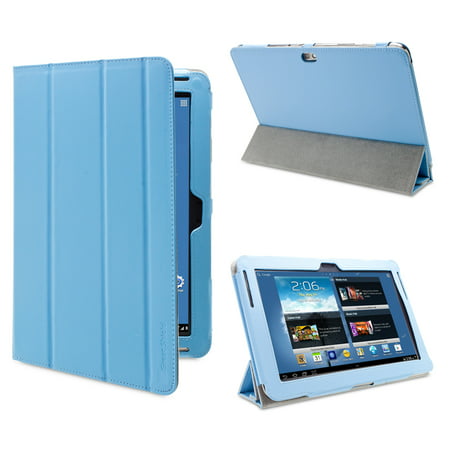 NEW! GreatShield - Tablet Leather Case for Samsung Galaxy Note 10.1 (Light (Best Galaxy Note 10.1 Case)
