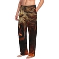 thumbnail image 6 of Honiee Cool Flame Lion A for men - a sleek fusion of Straight Pajama Pants, versatile Lounge Pants, and cozy Sleepwear, all rolled into one-Large, 6 of 6