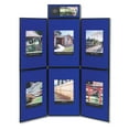 thumbnail image 2 of Quartet Show-It! 6-Panel Display System, 72" x 72", Double-sided, Blue/Gray, 2 of 2