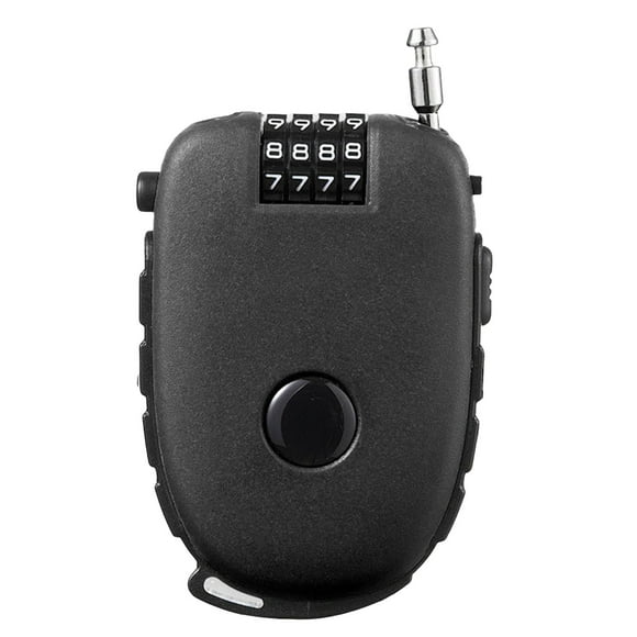 Candado de combinación con código numérico individual de 70 cm de largo, superligero y compacto, ideal para la seguridad a corto plazo de sillas de paseo