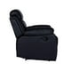 thumbnail image 3 of Sillón Reposet Reclinable Individual Midtown Concept Tapizado de Tela Negro, 3 of 7