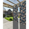 thumbnail image 3 of nqOlkjepod Outdoor Curtains for Patio Waterproof, Blue Cowboy Outdoor Privacy Panels Grommet, Country Western Vintage Blackout Outside Curtains for Porch/Cabana/Pergola/Gazebo 54"x108", 2 Panels, 3 of 8