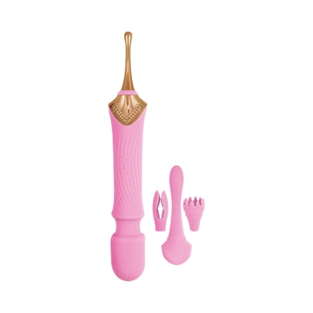 Goddess Pink Elegance Duel End Personal Massage Wand, Pink