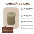thumbnail image 3 of Vela Votiva Chacel Aroma Vainilla Dorada, 3 of 4
