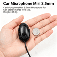 thumbnail image 4 of GJX 2026 New Car Microphone 3.5Mm External Mic for Car Vehicle Head Unit Bluetooth-Enabled Stereo Radio Dvd Mikrofo / Micro Car Karaoke Microphone for Car,Truck,Rv,Van,Suv, 4 of 6