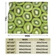 thumbnail image 3 of Kiwi Fruits Blanket Soft Blankets Cozy Throw Blankets For Couch Bed Living Room Decoration 50"X40", 3 of 8