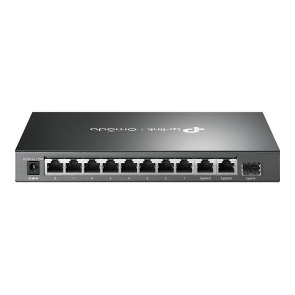 TP-LINK OMADA 8-PORT 10/100MBPS PLUS 3-PORT GIGABIT DESKTOP SWITCH WITH 8-PORT P