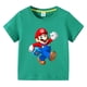 thumbnail image 1 of Camiseta de algodón puro con estampado de dibujos animados de Super Mario para niños, camiseta de manga corta cómoda, varios colores, regalos de navidad, novedad de verano 2022 zhangmengya LED, 1 of 2