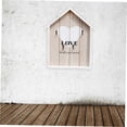 thumbnail image 3 of unbranded 1Set Vintage Key Holder White MDF House Shape for Key Storage Box, 3 of 8