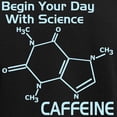 thumbnail image 3 of CafePress - Caffeine Molecule Pajamas - Women's Short Sleeve Print T-Shirt and Pants Dark Cotton Pajama Set, 3 of 7