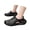 Black, variant on Lightweight Garden Clogs for Men Women, Casual Beach Sandals, Comfort Slip On Mules Shoes