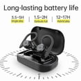 thumbnail image 4 of 20 Hours Playtime Swimming Waterproof Bluetooth Headphones Dual Wear Sports Wireless Headphones Tws Ipx7 Earbuds Stereo, 4 of 4