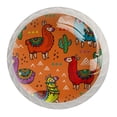 thumbnail image 1 of 4 Pcs Alpaca Knobs for Kitchen Cabinet Cupboard Dresser Bookcase Drawer Pulls Handles Round Home Decor, 1 of 5