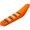 MXKT10C8-OR-BW Orange/Black/White, variant on Attack Graphics MXH15C8-R-BW Works Seat Cover Red/Black/White