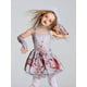 thumbnail image 5 of Lucakuins Disfraz de novia zombie para niñas gótico sin mangas vestido sangriento conjunto de trajes de cosplay de Halloween Lucakuins  moda, 5 of 8