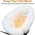 thumbnail image 3 of Fur Lined Winter Boots for Women - Waterproof Snow Booties with Anti-Slip Sole, Comfortable Outdoor Walking Shoes, 3 of 6