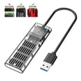 thumbnail image 1 of Caja Transparente Usb 3.0 Gen1 Ssd Caja De Disco Duro De Estado Sólido M.2 Ngff Scienceny EL016783-01, 1 of 5
