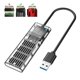 thumbnail image 1 of Caja Transparente Usb 3.0 Gen1 Ssd Caja De Disco Duro De Estado Sólido M.2 Ngff Scienceny EL016783-01, 1 of 5