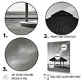 thumbnail image 3 of Designart "Minimalism Beach Sand Scenery" Coastal Beach Sand Floater Framed Wall Art Prints, 3 of 5