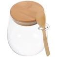 thumbnail image 4 of Glass Storage Jar with Sealed Lid Clear Glass Food Storage Canister Tea Coffee Jar with Spoon, 4 of 6