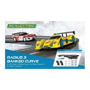 Scalextric 1/32 Radius 3 10° Banked Curve 45° x 2 Pieces C8297
