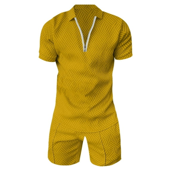 BJUTIR Outfit Set For Mens 3D Short Sleeve Suit Shorts Beach Tropical Hawaiianss Body Sports Shorts Suit Sports Suit