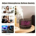 thumbnail image 5 of Elcxsla Diffusers for Essential Oils Large Room 600ml 7 Colors Changed 3 Mist Modes Dark Brown, 5 of 7