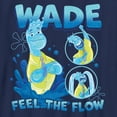 thumbnail image 2 of Boy's Elemental Wade Feel the Flow Poster  Graphic Tee Navy Blue X Small, 2 of 4