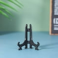 thumbnail image 3 of 3" Black 12pcs/set Plastic Easels Plate Display Stands Picture Frame Stand Holder, 3 of 5