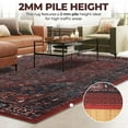 thumbnail image 5 of Superior Cardinal Vintage Washable Indoor Area Rug, 2'7" x 10', Red, 5 of 12