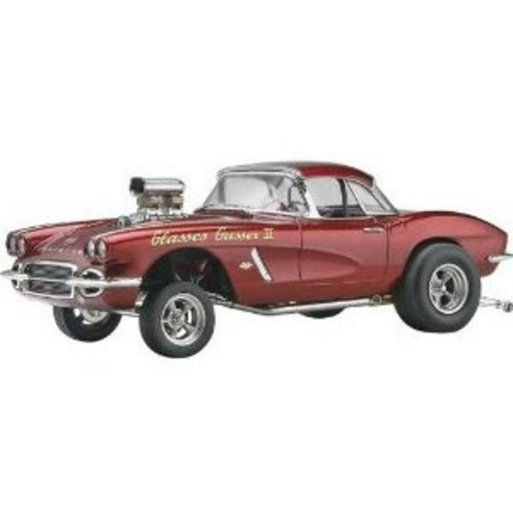 Revell D & M 62 Corvette Gasser Plastic Model Kit MultiColored