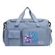 thumbnail image 4 of Bolso de viaje con letras de Stitch de Disney, bolso de mano portátil, bolsa de almacenamiento de ropa de gran capacidad, mochila de lona para gimnasio con compartimento para zapatos, 4 of 5