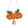 thumbnail image 2 of Xihbxyly Campanas Navideñas, Exquisito Diseño de Hierro, Color Naranja Brillante, Decoración para Puerta o Árbol, Ambiente Festivo, Fácil Instalación, Tamaño 23 X 13 X 5 Cm, Perfectas para Familiares, 2 of 6