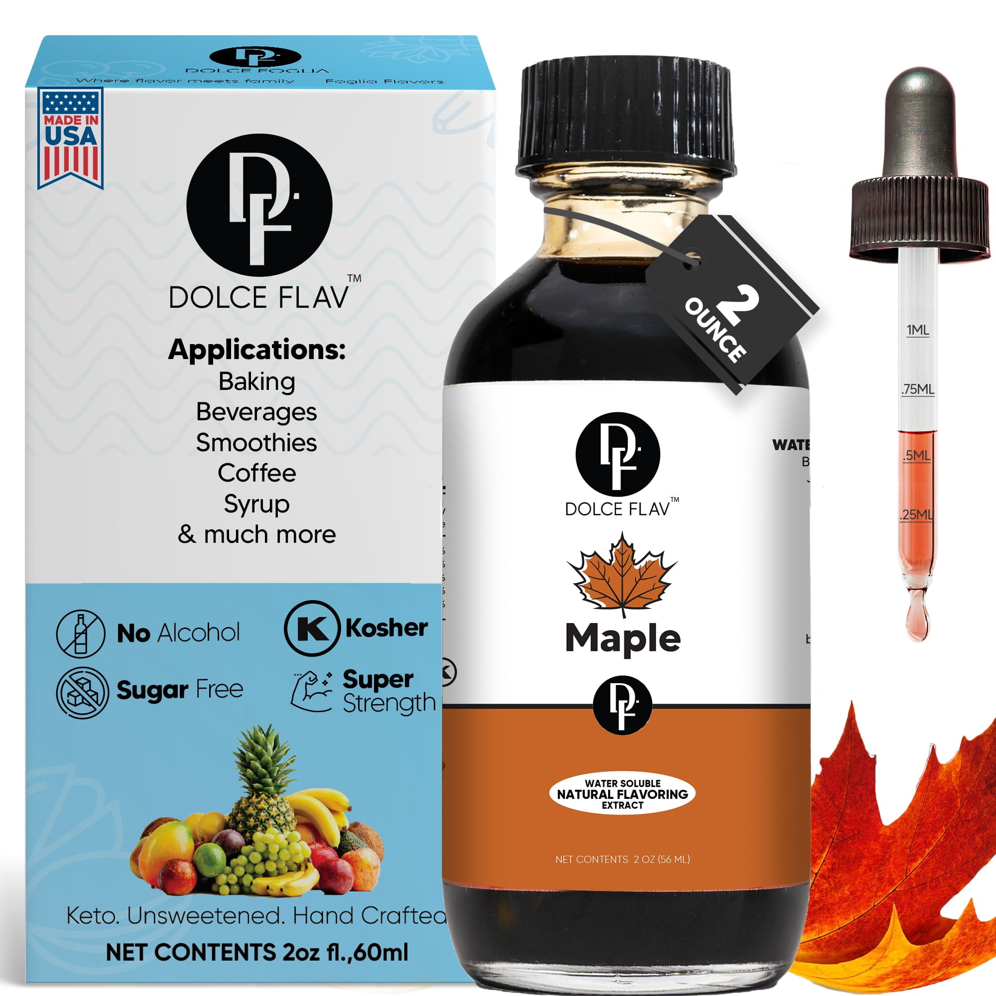 Dolce Flav - Maple Extract Water Soluble 8 oz