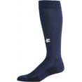 thumbnail image 2 of Under Armour Unisex Team Over the Calf Sock, 1 Pair 1270244 (Navy/White, L), 2 of 3