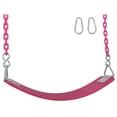 thumbnail image 5 of Swing Set Stuff Inc. Commercial Polymer Belt Seat with 8.5 Ft. Coated Chain (Red), 5 of 6