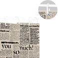 thumbnail image 5 of FREEAMG Thanks Newspaper Shower Curtain for Bathroom Waterproof Fabric Shower Curtains Bathtub Curtain with 12 Hooks, 60"x 72" for Bath Hotel Room, 5 of 6
