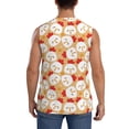thumbnail image 4 of Bixox Men's Cartoon Chicken Printed Shirt Sleeveless Fitness Tank Top-X-Large, 4 of 7