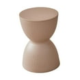 thumbnail image 1 of Reposapiés redondo pequeño. Reposapiés pequeño. Mueble multiusos. Cómodo reposapiés. para la cabecera o la puerta del dormitorio. Taburete para cambia Caqui, 1 of 8